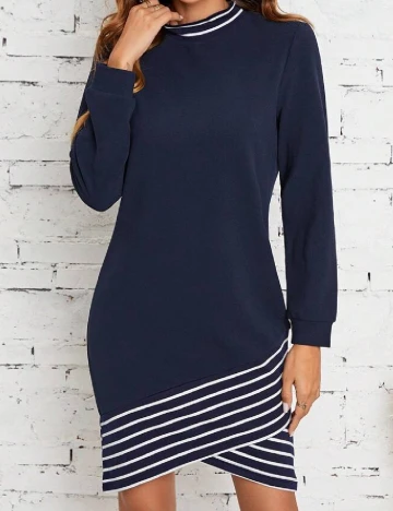 Rochie scurta SHEIN, bleumarin