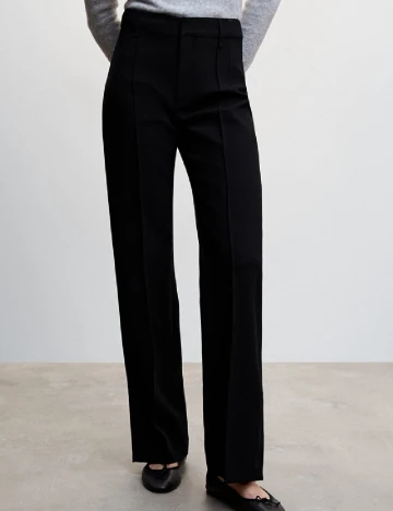 Pantaloni Mango, negru