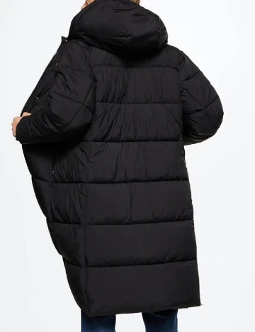 Geaca Mango, negru Negru