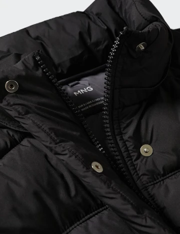Geaca Mango, negru Negru