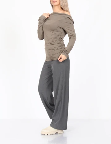 Bluza Vero Moda, kaki Maro