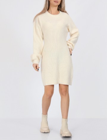 
						Rochie scurta Vero Moda, ecru