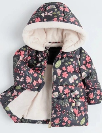 Geaca impermeabila Cool Club, floral print