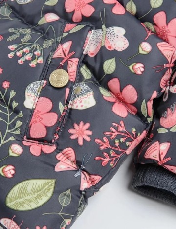 Geaca impermeabila Cool Club, floral print