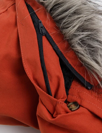 Geaca Cool Club, caramiziu Portocaliu