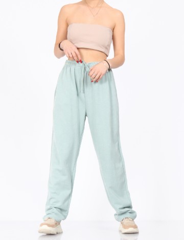 
						Pantaloni Vero Moda, turcoaz