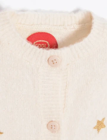 Cardigan Cool Club, crem