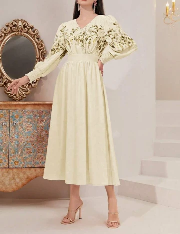 Rochie medie SHEIN, galben