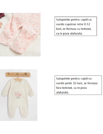 Salopeta Cool Club, alb Alb