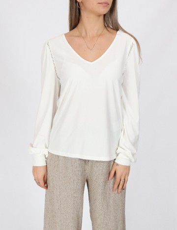 
						Bluza Only, alb