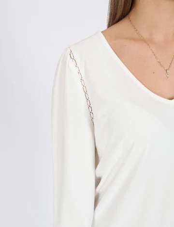 Bluza Only, alb