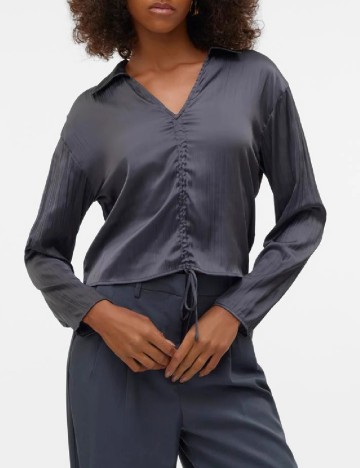 
						Camasa Vero Moda, gri petrol