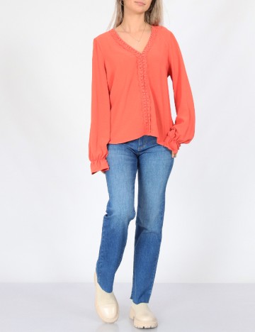 Bluza Vero Moda, portocaliu