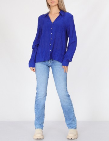
						Camasa Vero Moda, albastru