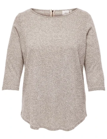 Bluza Only Carmakoma, gri Gri