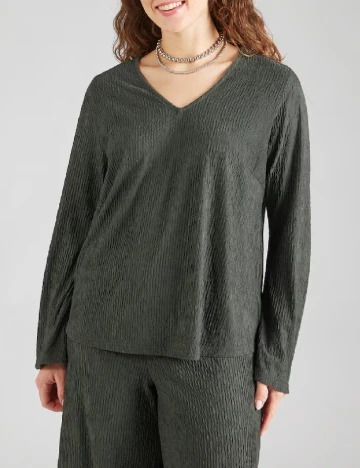 Bluza Only Carmakoma, verde