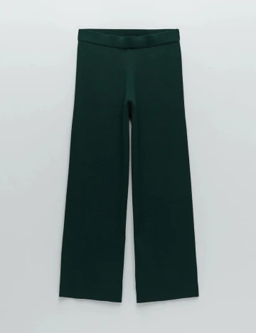 Pantaloni Zara, verde, M