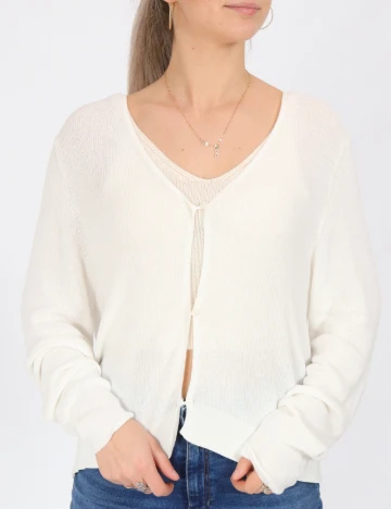 Cardigan Vero Moda, alb