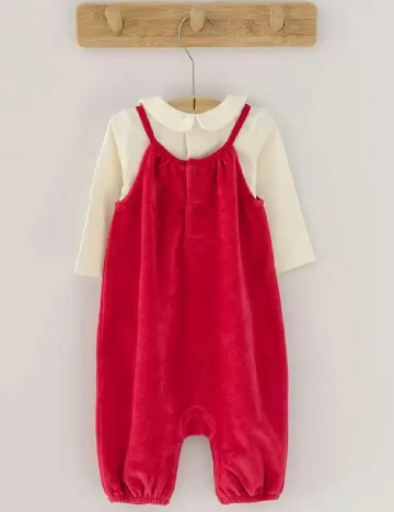 Compleu Cool Club, rosu/crem