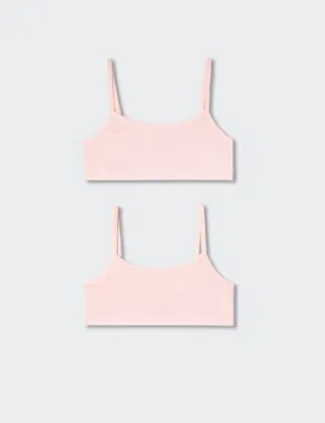 
						Set bustiere Mango Kids, roz