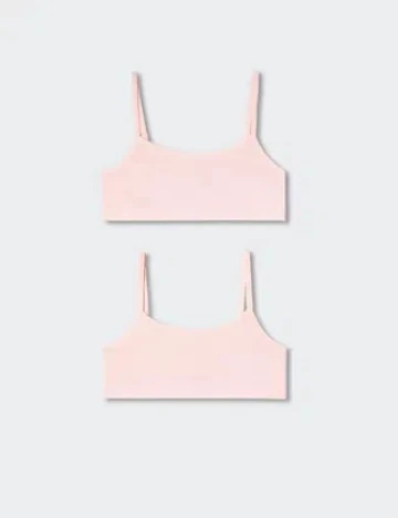 Set bustiere Mango Kids, roz Roz