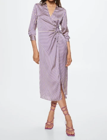 Rochie medie Mango, mov Mov
