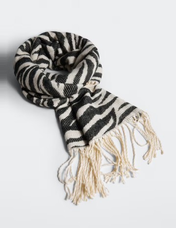 
						Fular Mango, animal print