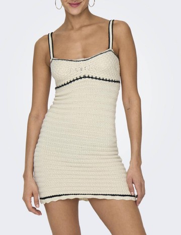 
						Rochie scurta Only, crem