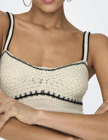 Rochie scurta Only, crem