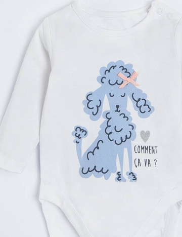 Set body 2 perechi Cool Club, alb/albastru