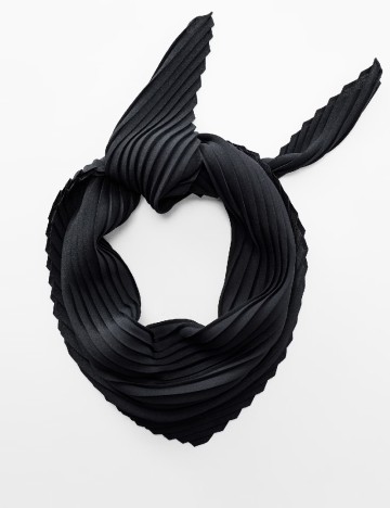 
						Esarfa Mango, negru