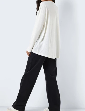 Bluza Noisy May, ecru Alb