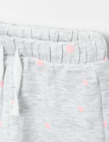 Set pantaloni 2 perechi Cool Club, roz/gri