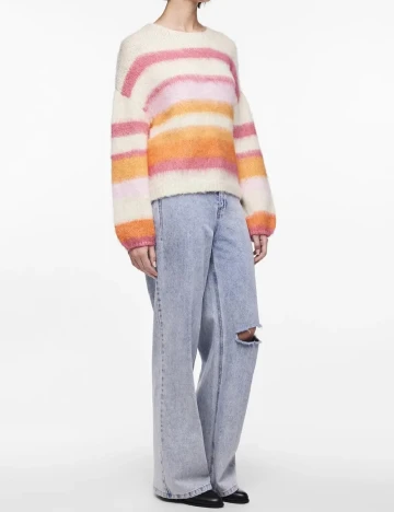 Pulover Pieces, mix culori