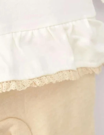 Salopeta Cool Club, alb/crem