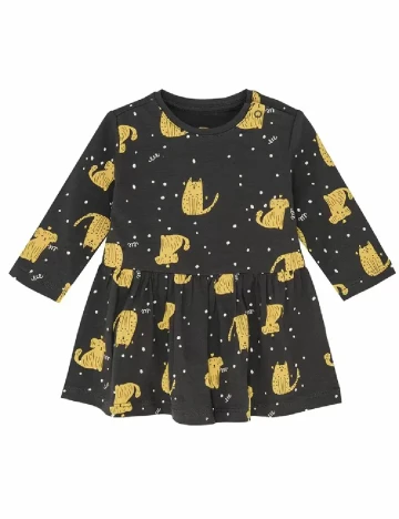 Rochie Cool Club, gri Gri