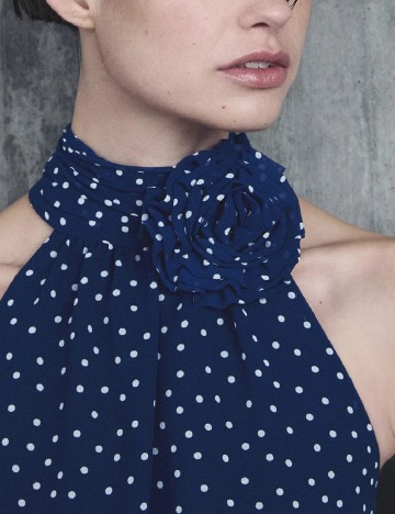 
						Chocker Mango, albastru