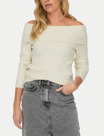 
						Bluza Only, ecru