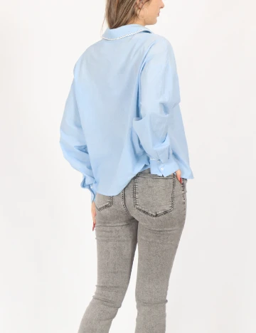 Camasa Pieces, albastru