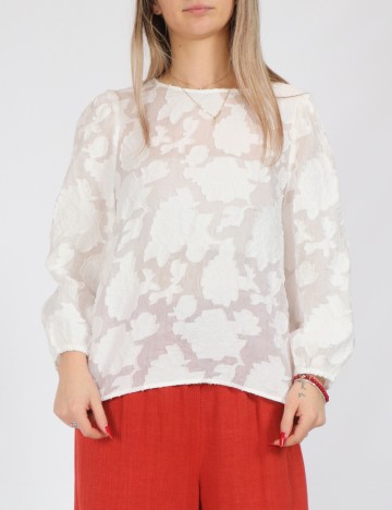 
						Bluza Pieces, alb