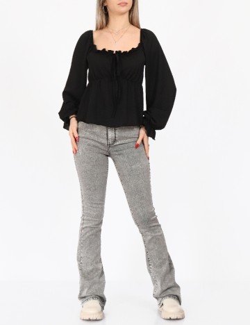 
						Bluza Pieces, negru