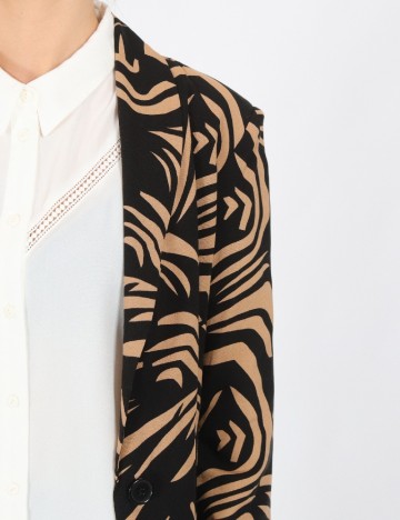 Sacou Vero Moda, maro/negru