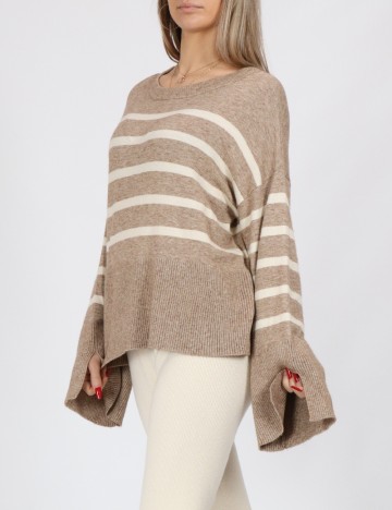 
						Bluza Only, maro deschis