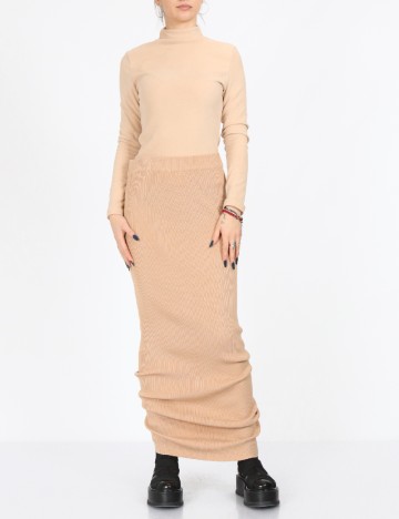 
						Fusta Vero Moda, maro deschis