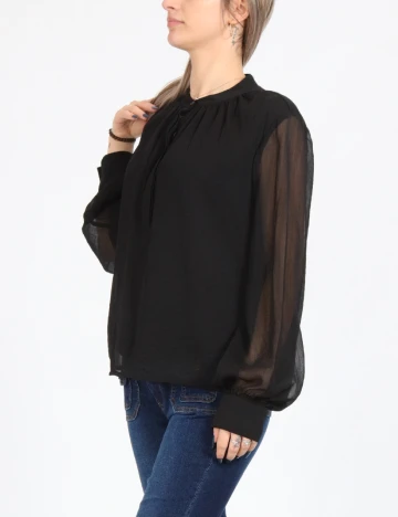 Bluza Pieces, negru