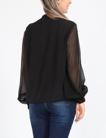 Bluza Pieces, negru