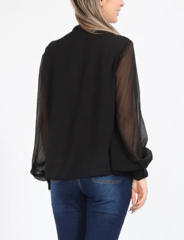 Bluza Pieces, negru