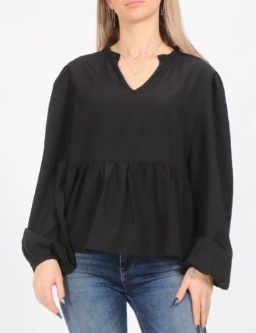Bluza Pieces, negru