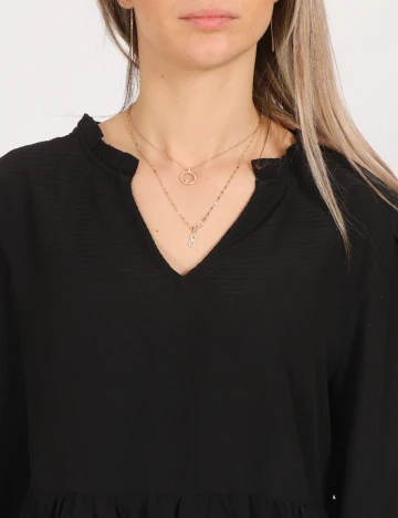 Bluza Pieces, negru