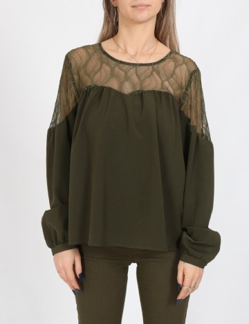 
						Bluza Only, verde
